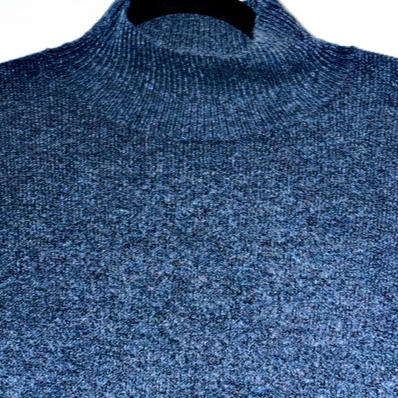 😊Philosophy Mock Neck Sweater Mock Neck Loose Fit Jewel Tone Teal Wm Sz S NWT - Picture 3 of 4